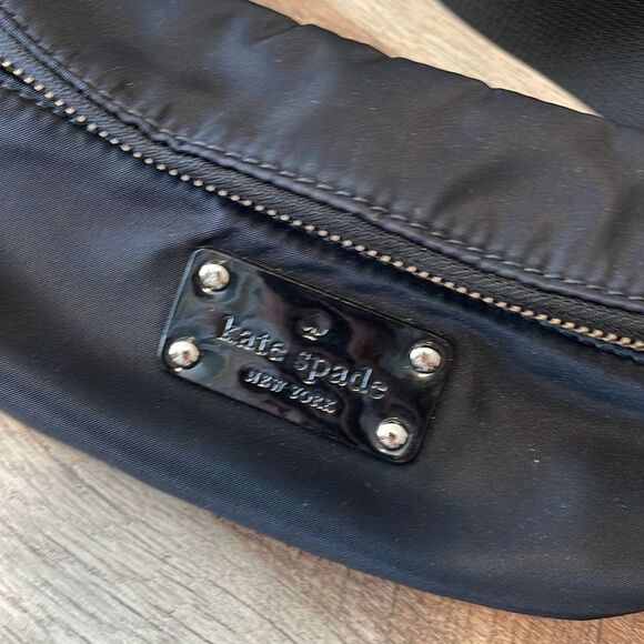 Kate Spade Nylon Fanny‎ Waist Belt Back Crossbody Small Black - Picture 2 of 7